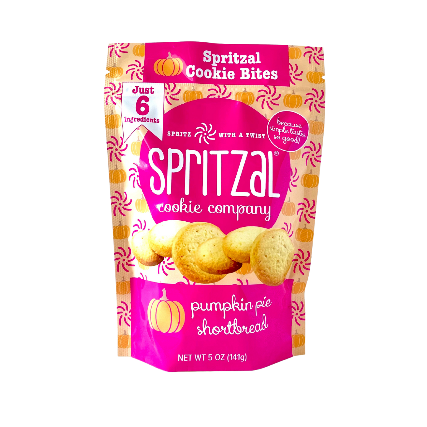 Pumpkin Pie Shortbread Cookie Bites