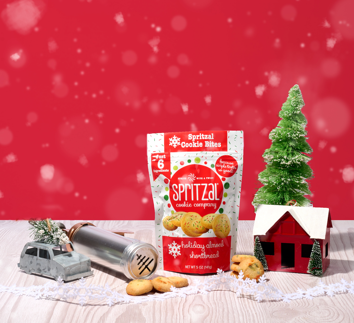 Holiday Almond Shortbread Bites